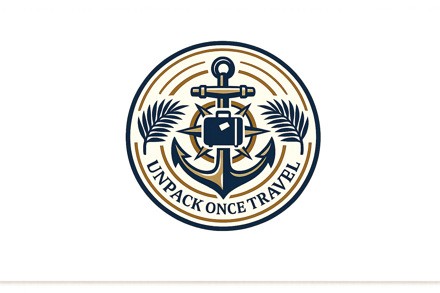 Unpack Once Travel logo